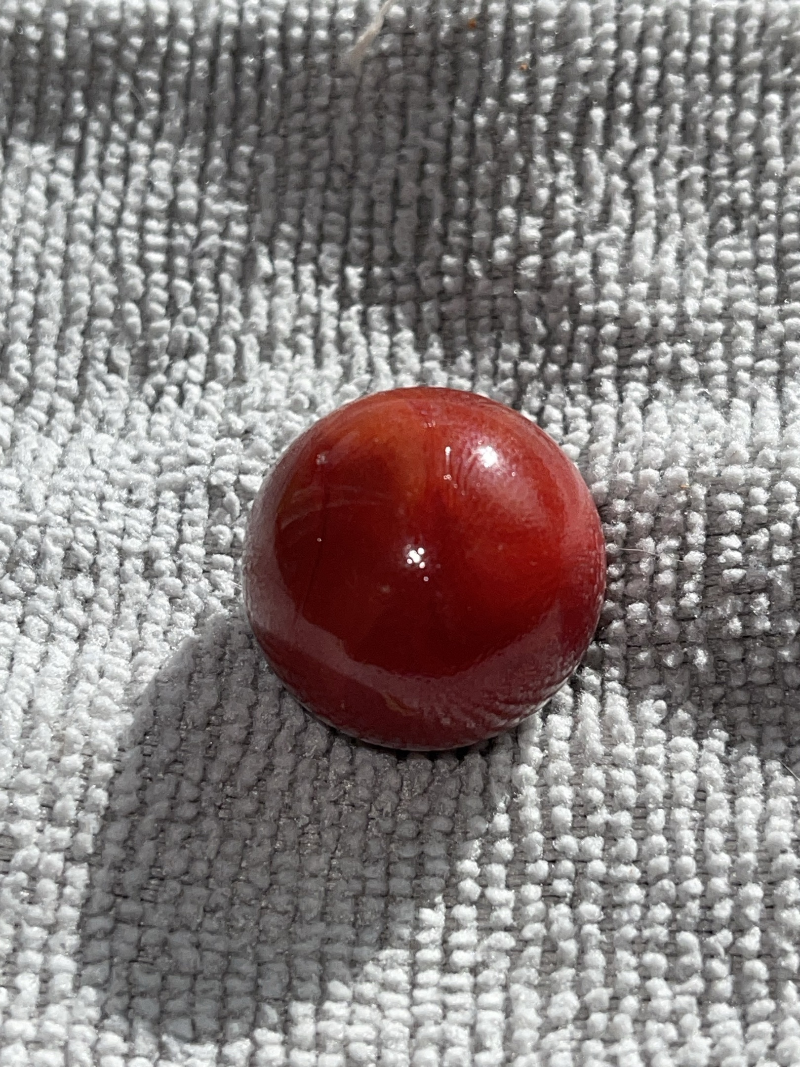 Solid Red Game Marble by Akro Agate Company