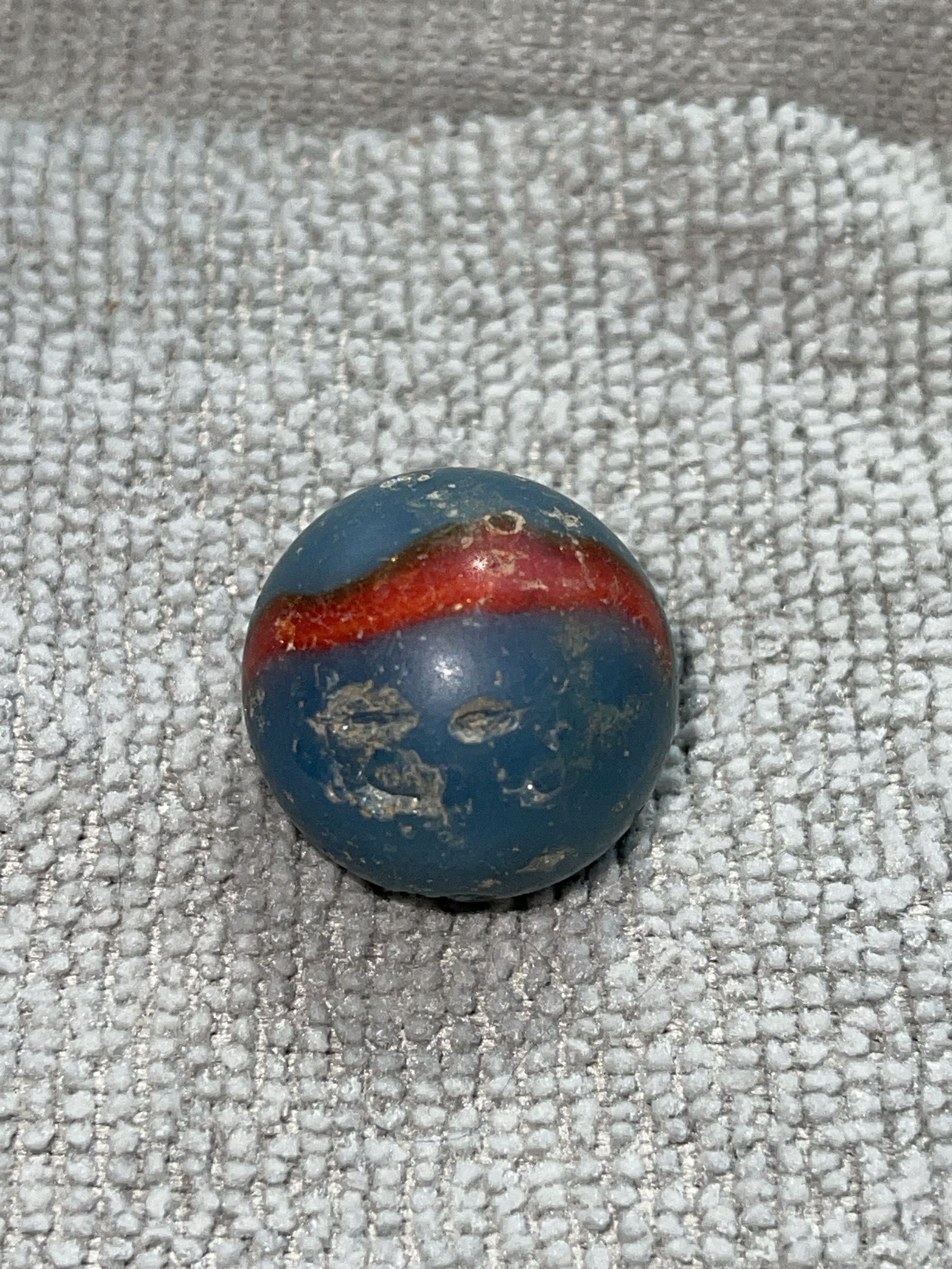 Blue and Red Patch by Akro Agate Company