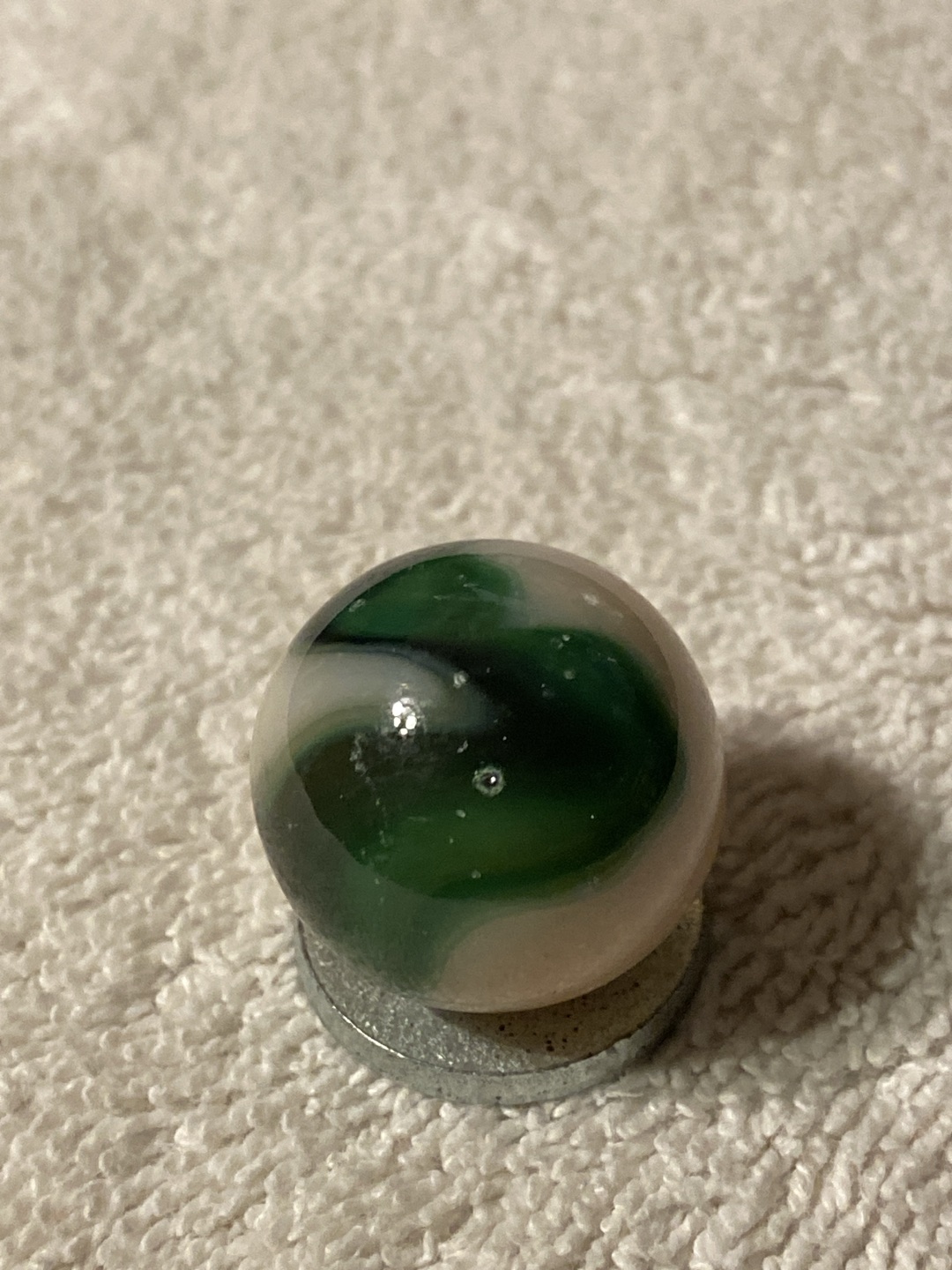 Green Swirl by Akro Agate Company