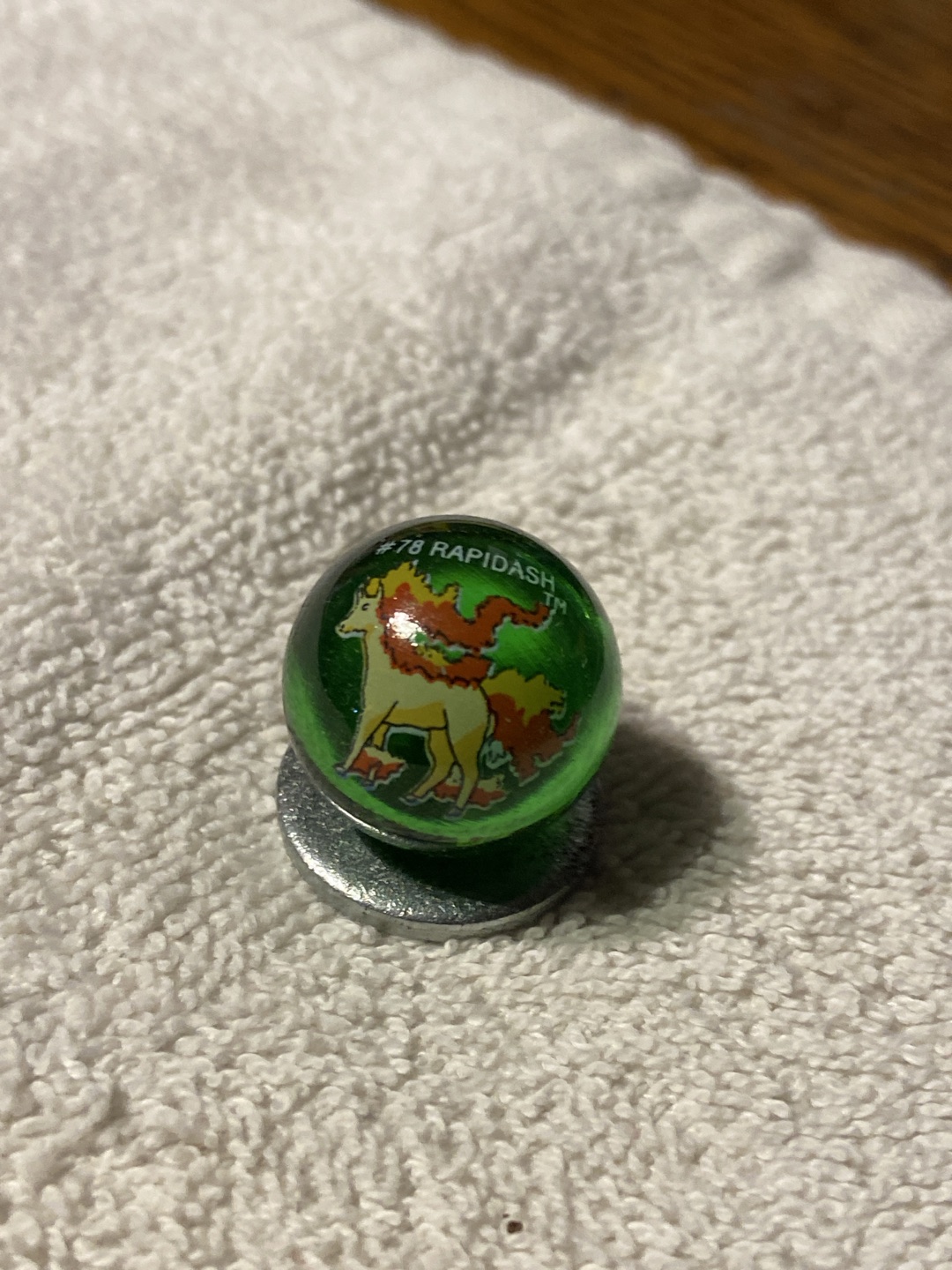 Rapidash #78 (Transparent Green) by Vacor de Mexico (for Hasbro), identification view