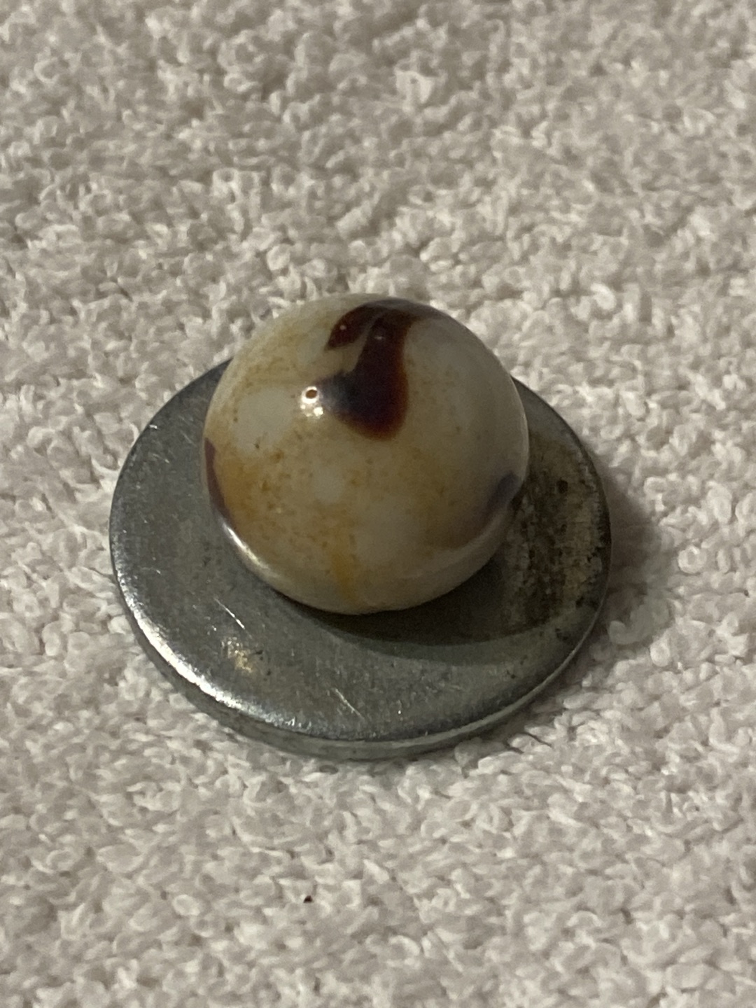 Oxblood Patch by Akro Agate Company