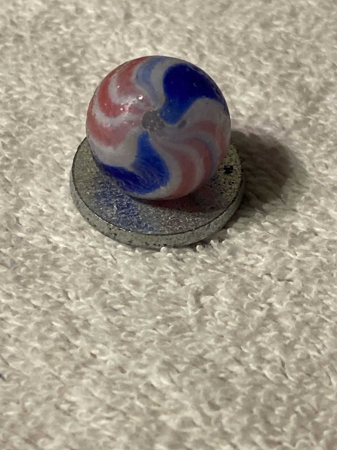 Popeye (Red and Blue) by Akro Agate Company