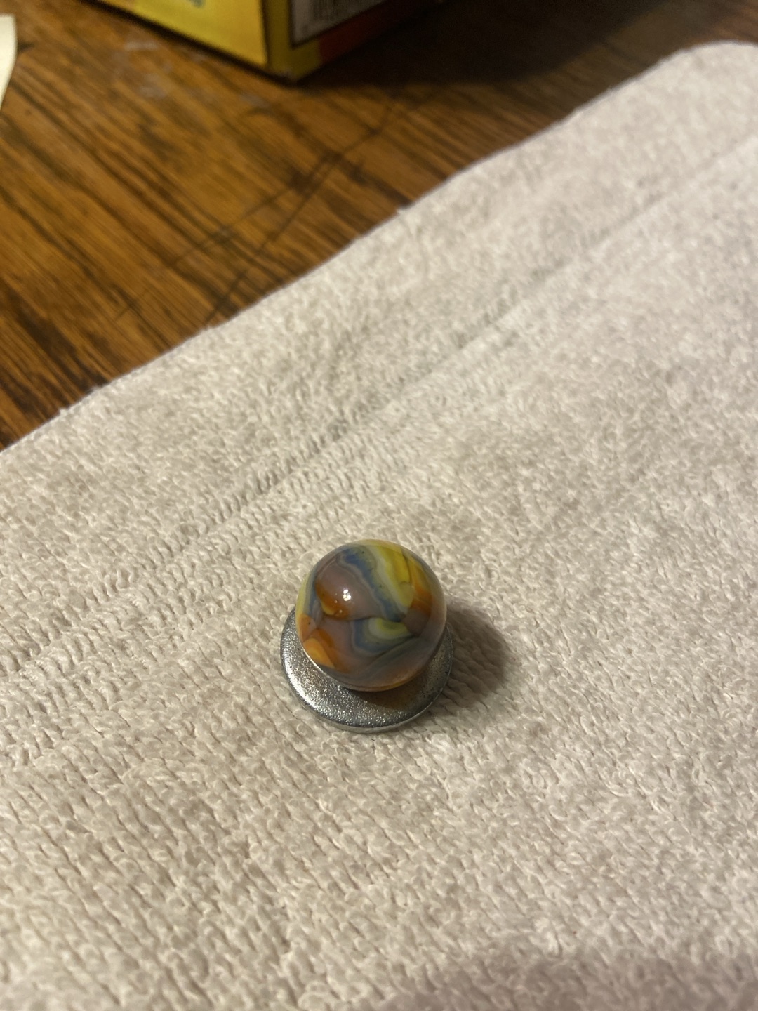 Smoky Multi-color Swirl by Alley Agate, identification view