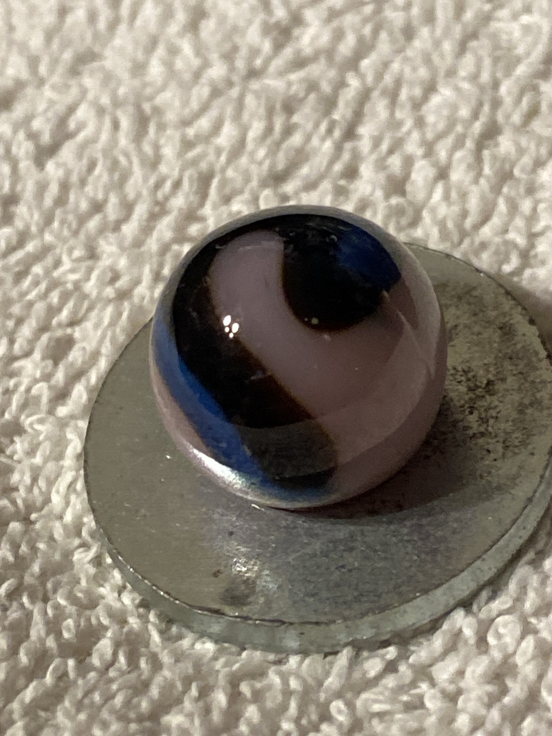 Lavender (Blue and Black) by Akro Agate Company
