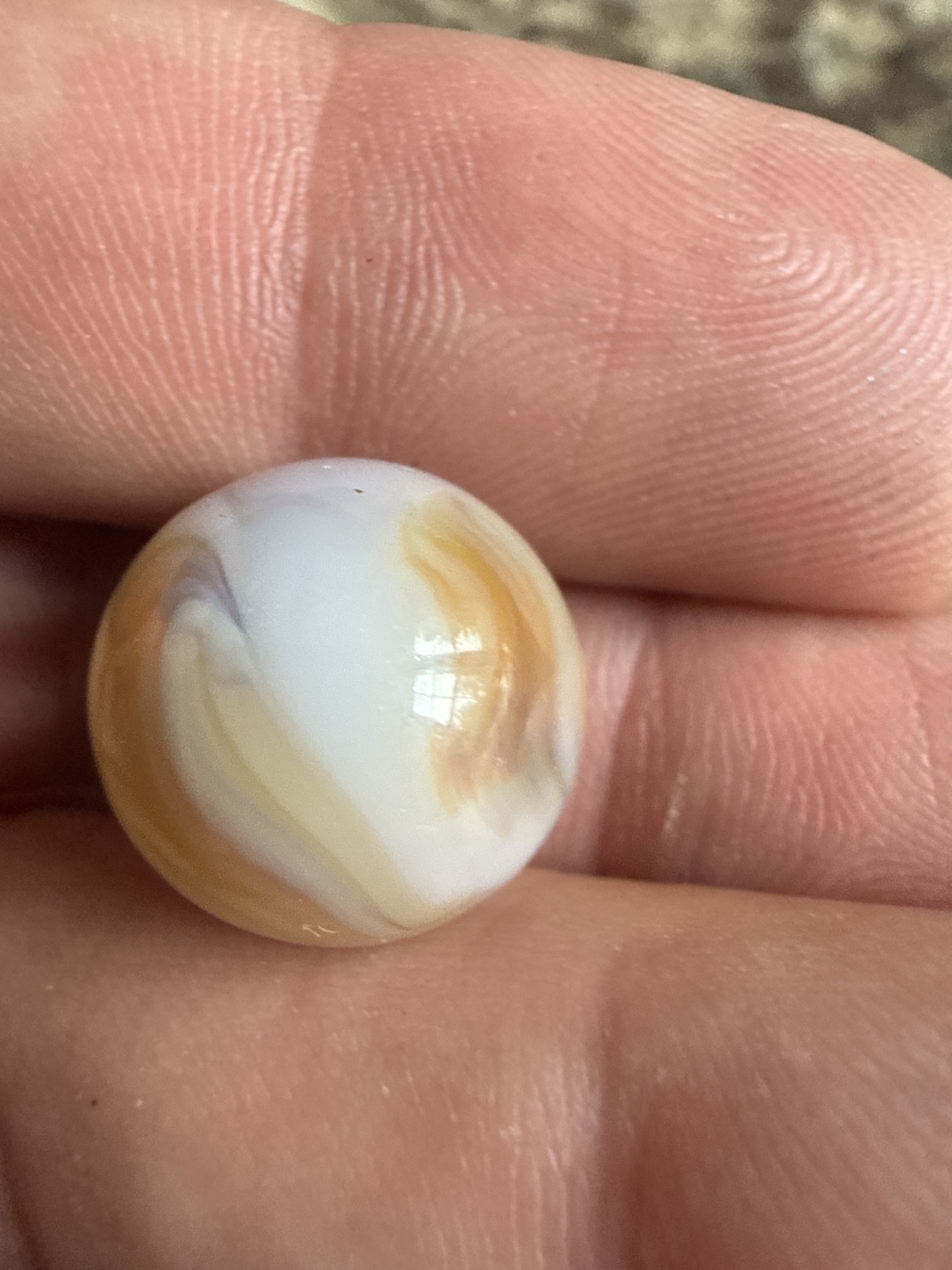 Peach Swirl by Alley Agate