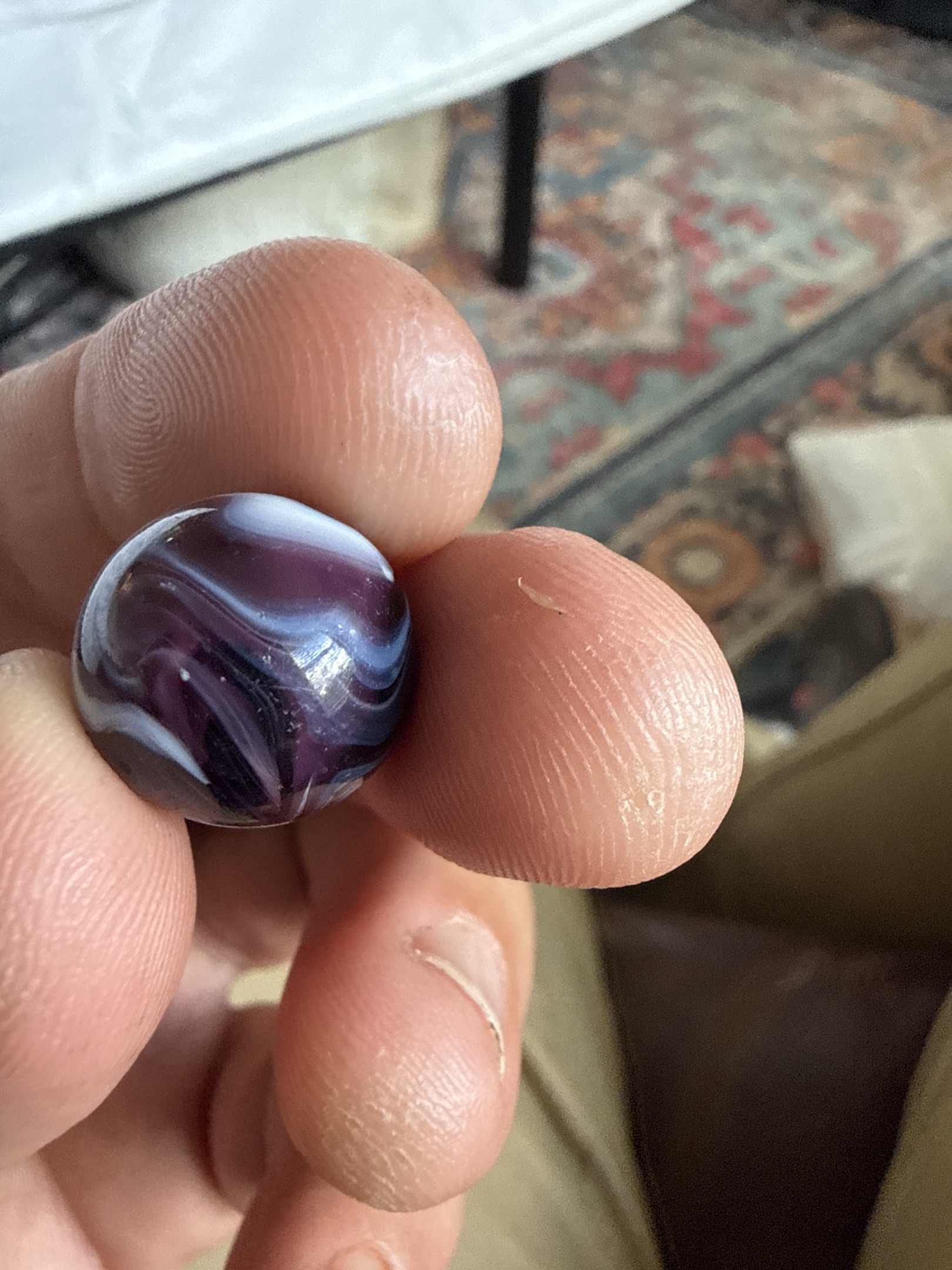 Royal Purple Slag by Akro Agate Company