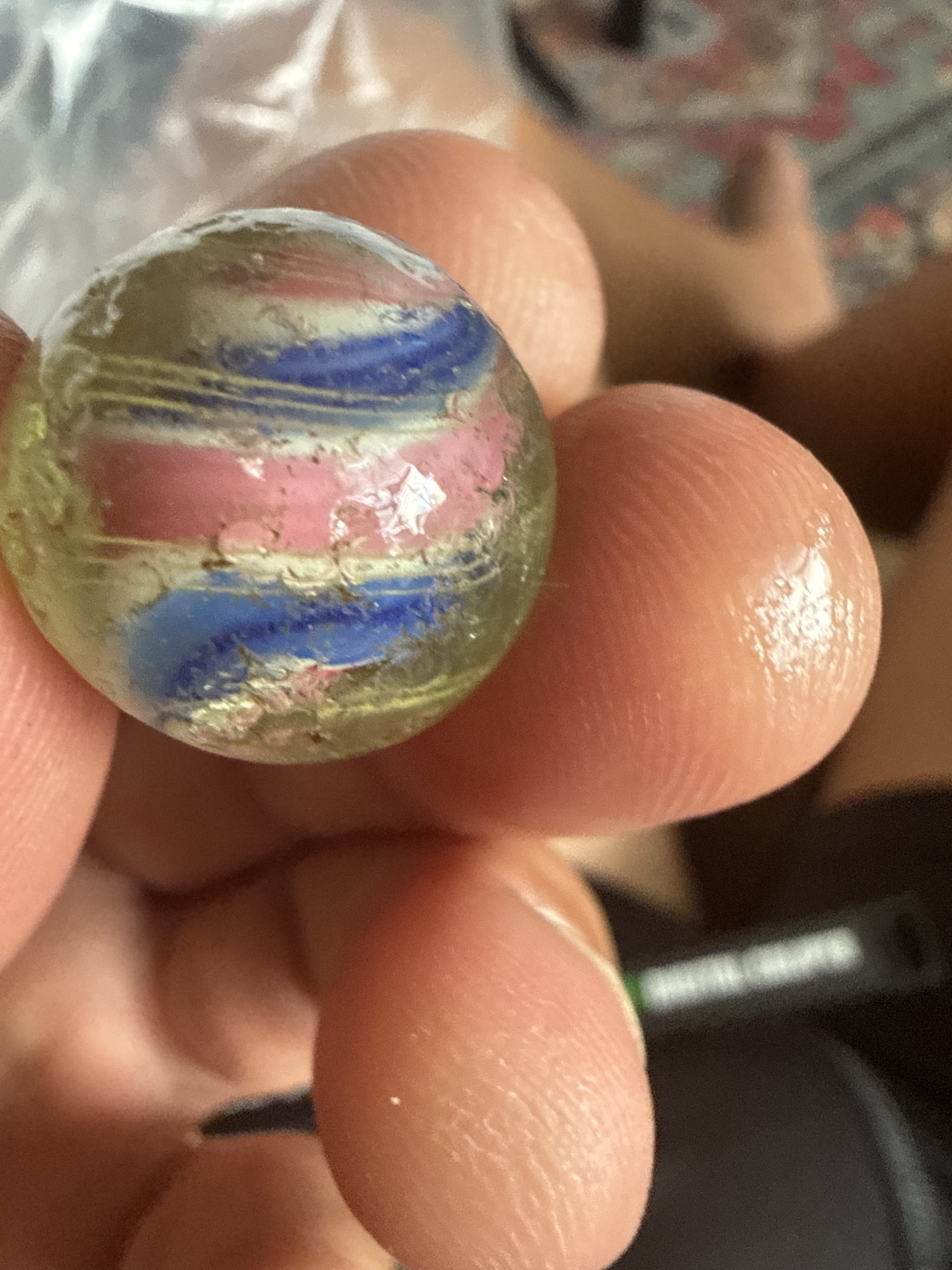 Peppermint Solid Core Swirl by German Handmade