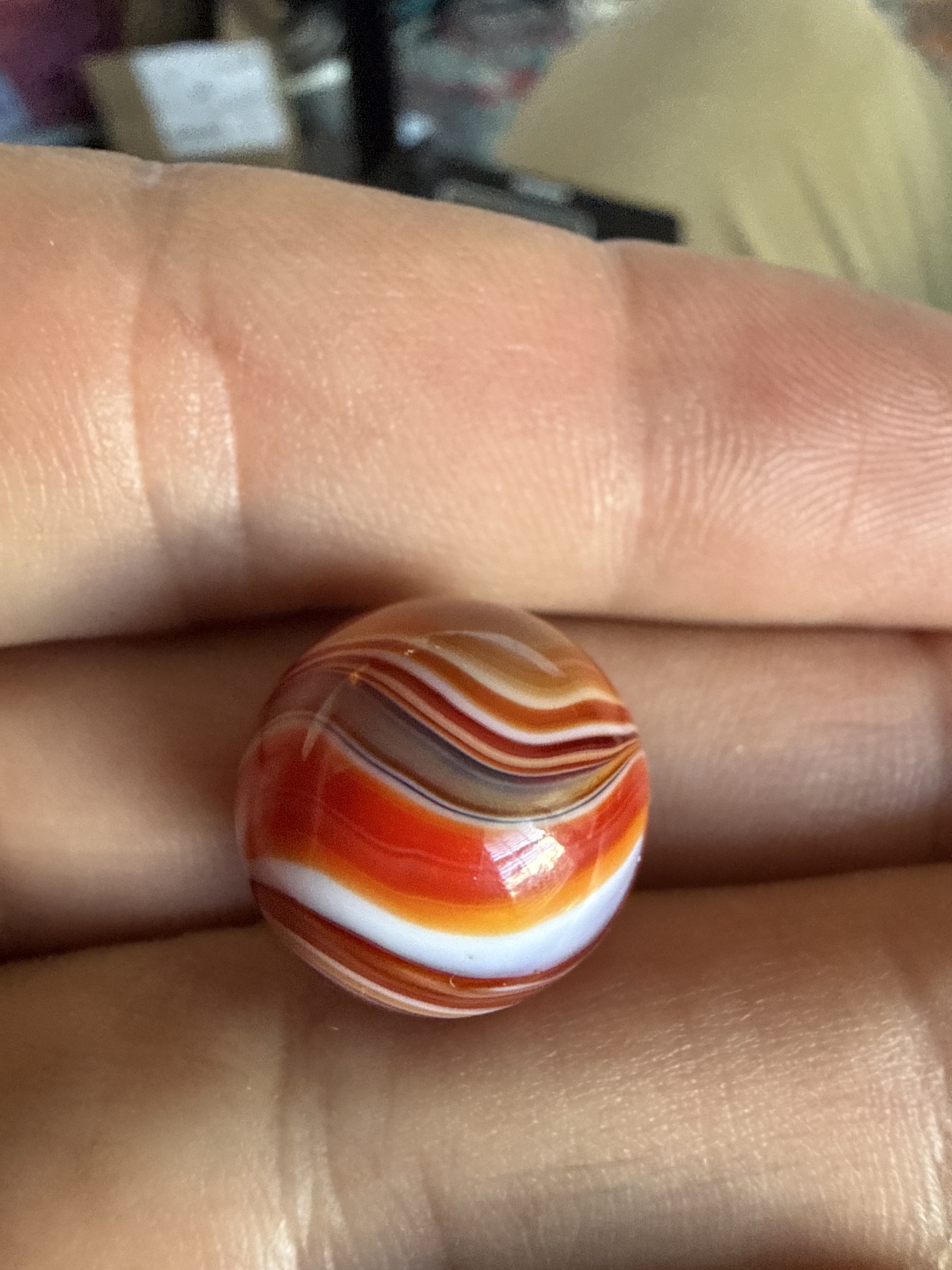 Red Slag by Akro Agate Company