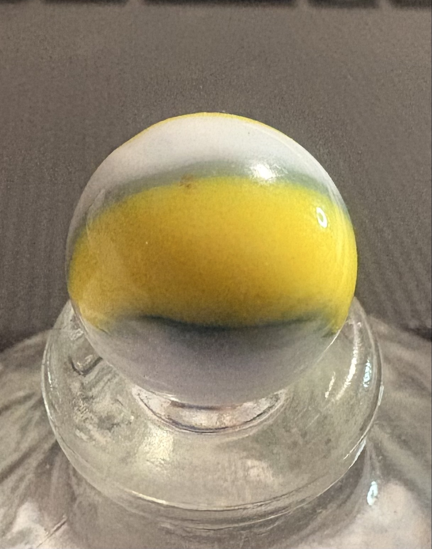Special - Yellow and White by Akro Agate Company, identification view