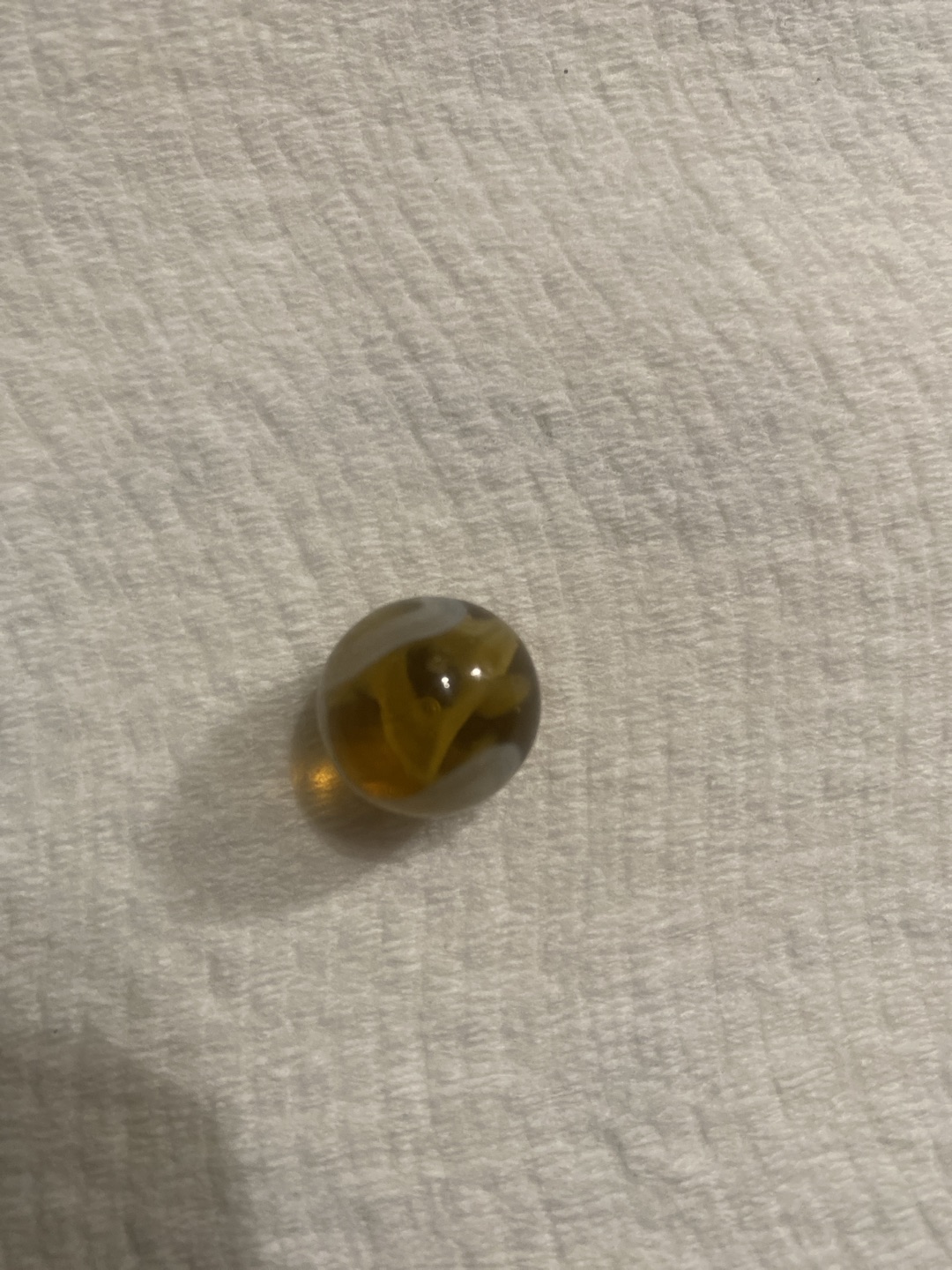 Amber Cat's Eye by Master Marble, identification view