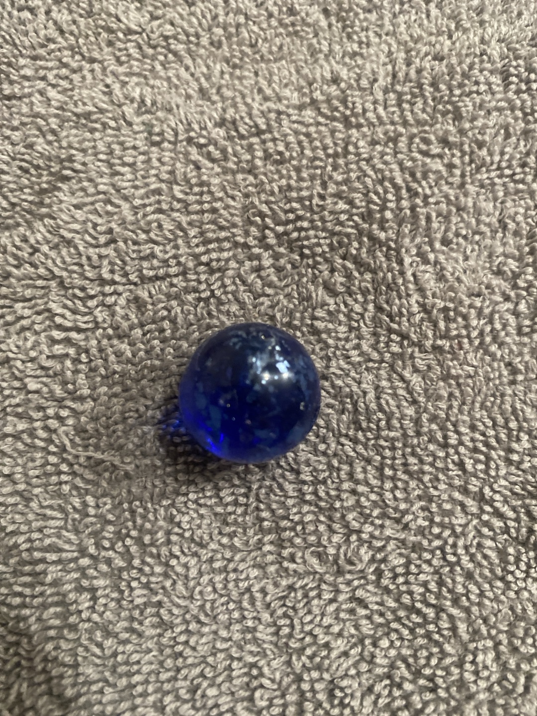 Blue Mica by Marble King, identification view