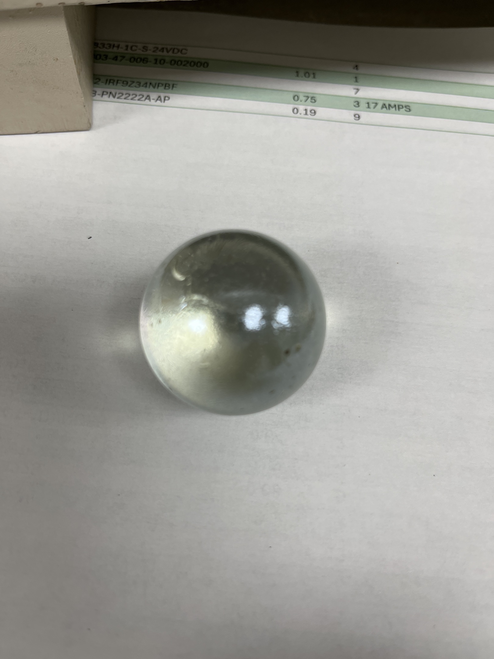 Boulder Clearie by Akro Agate Company
