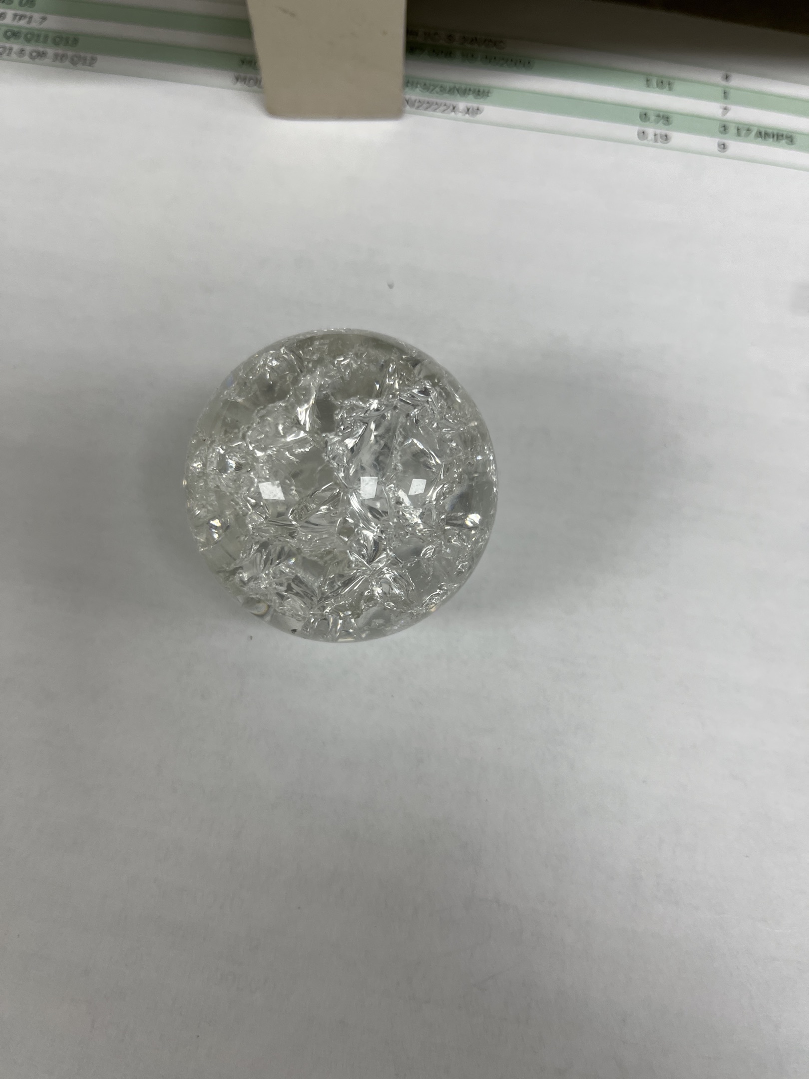 Clear Crackle by Unknown / Contemporary, identification view