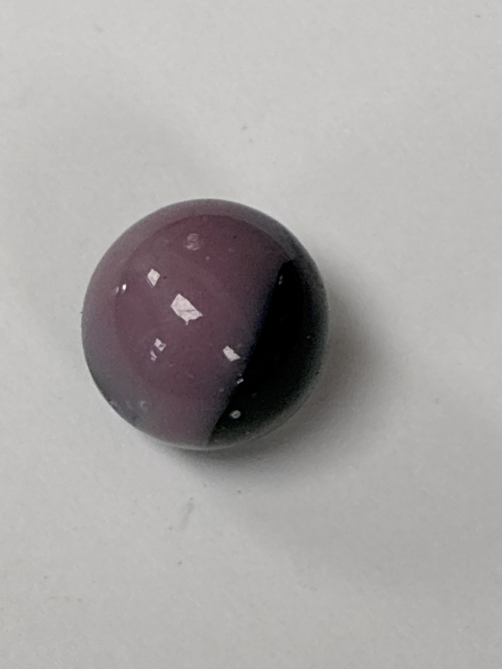 Purple and Black Patch by Vitro Agate, identification view