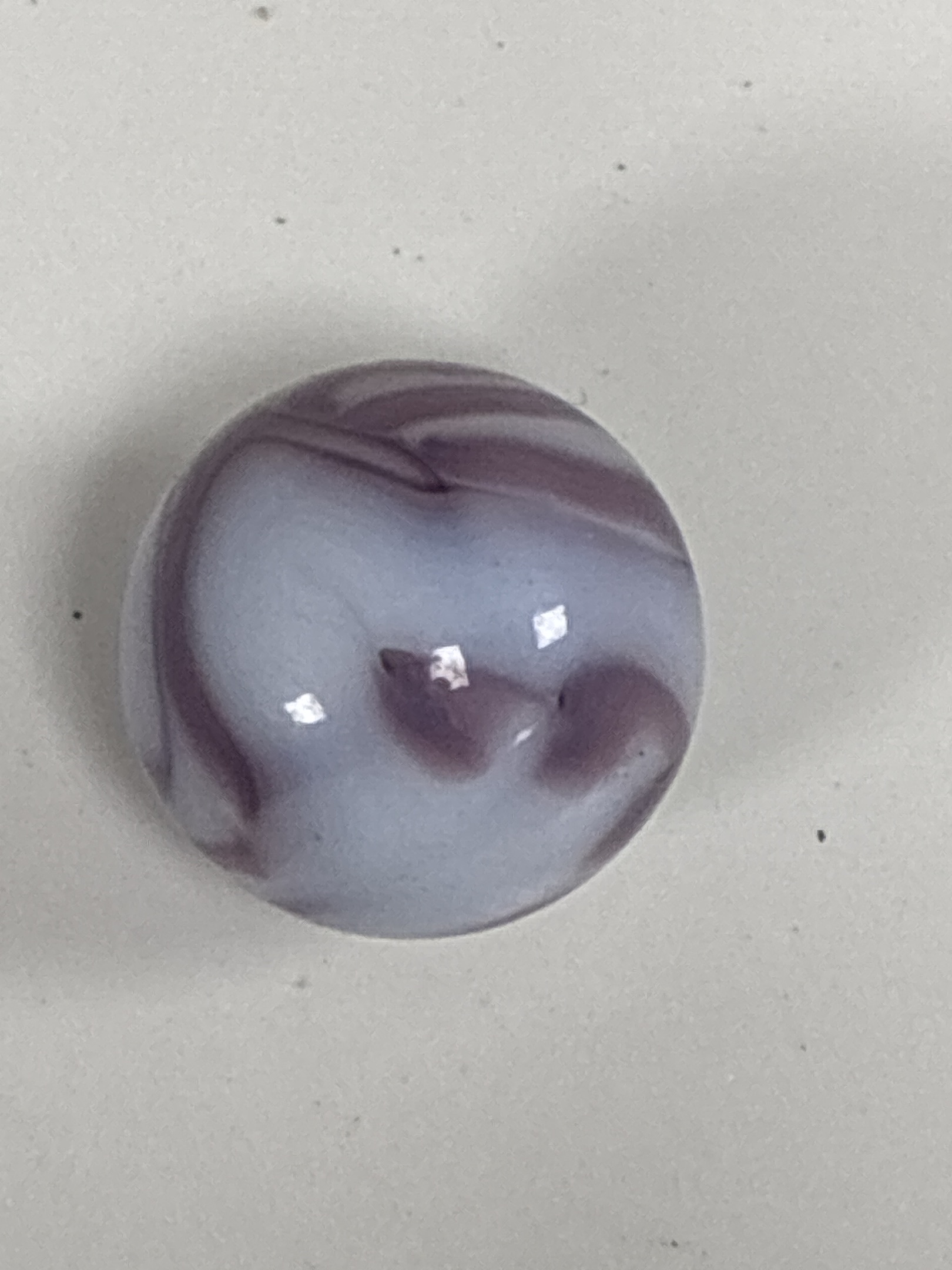 Lavender Swirl by Alley Agate, identification view