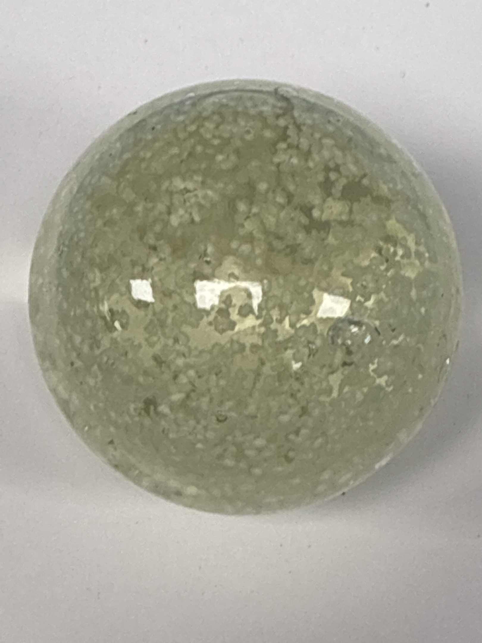 Speckled Custard / Sulfur Core by German Handmade, identification view