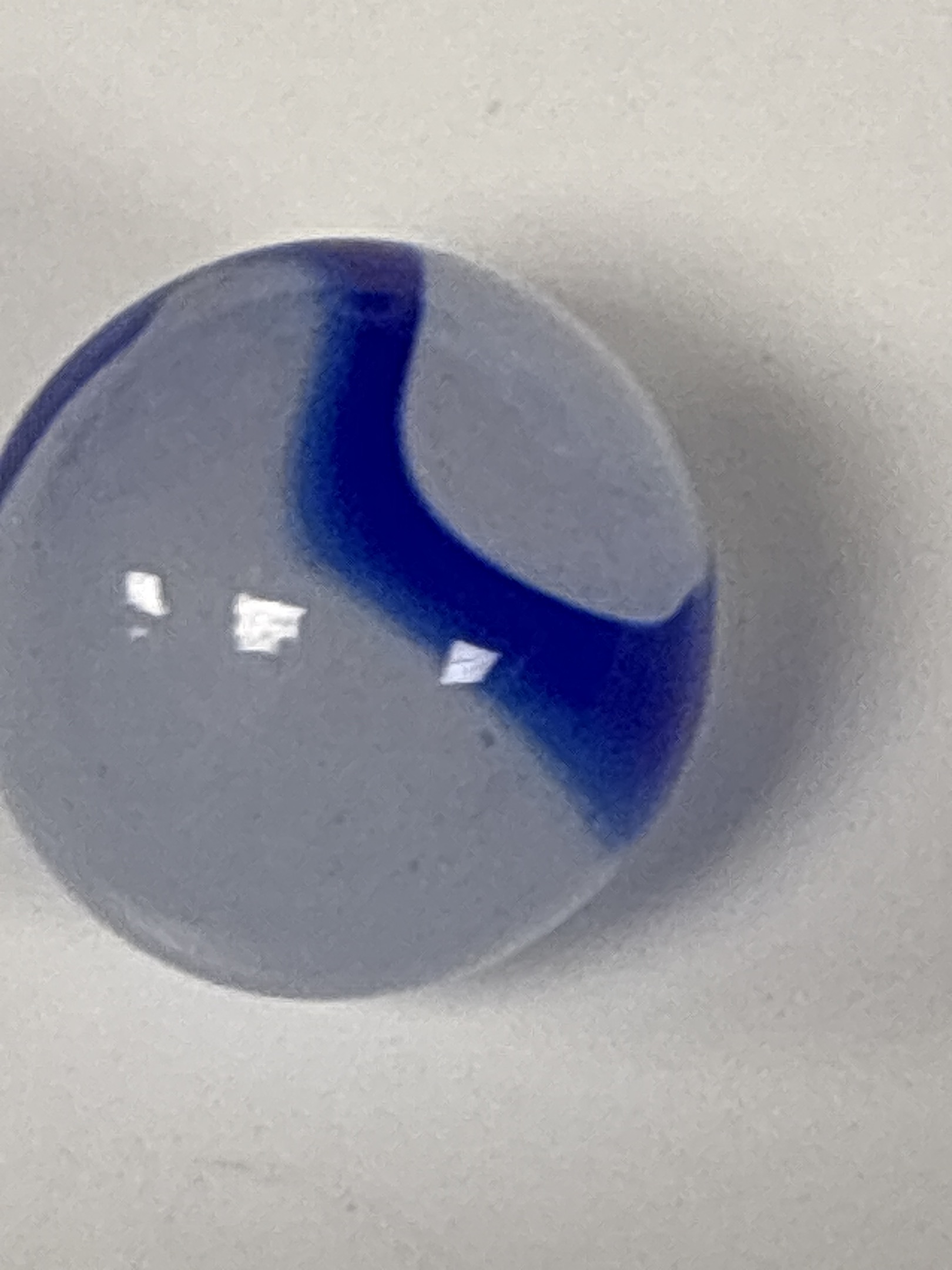Blue Conqueror / Blue Anemone by Vitro Agate Company, identification view