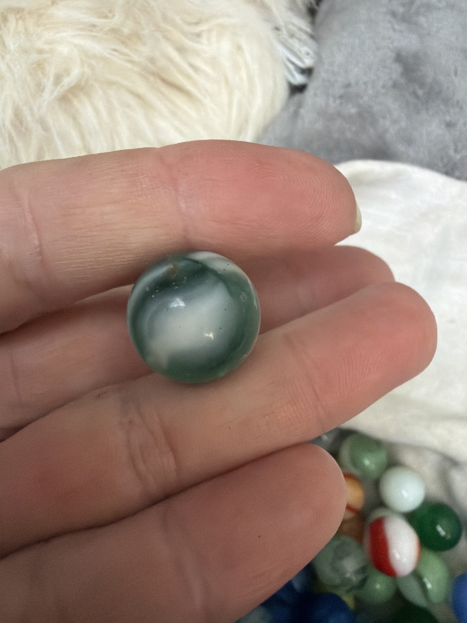 Moss Agate by Akro Agate Company
