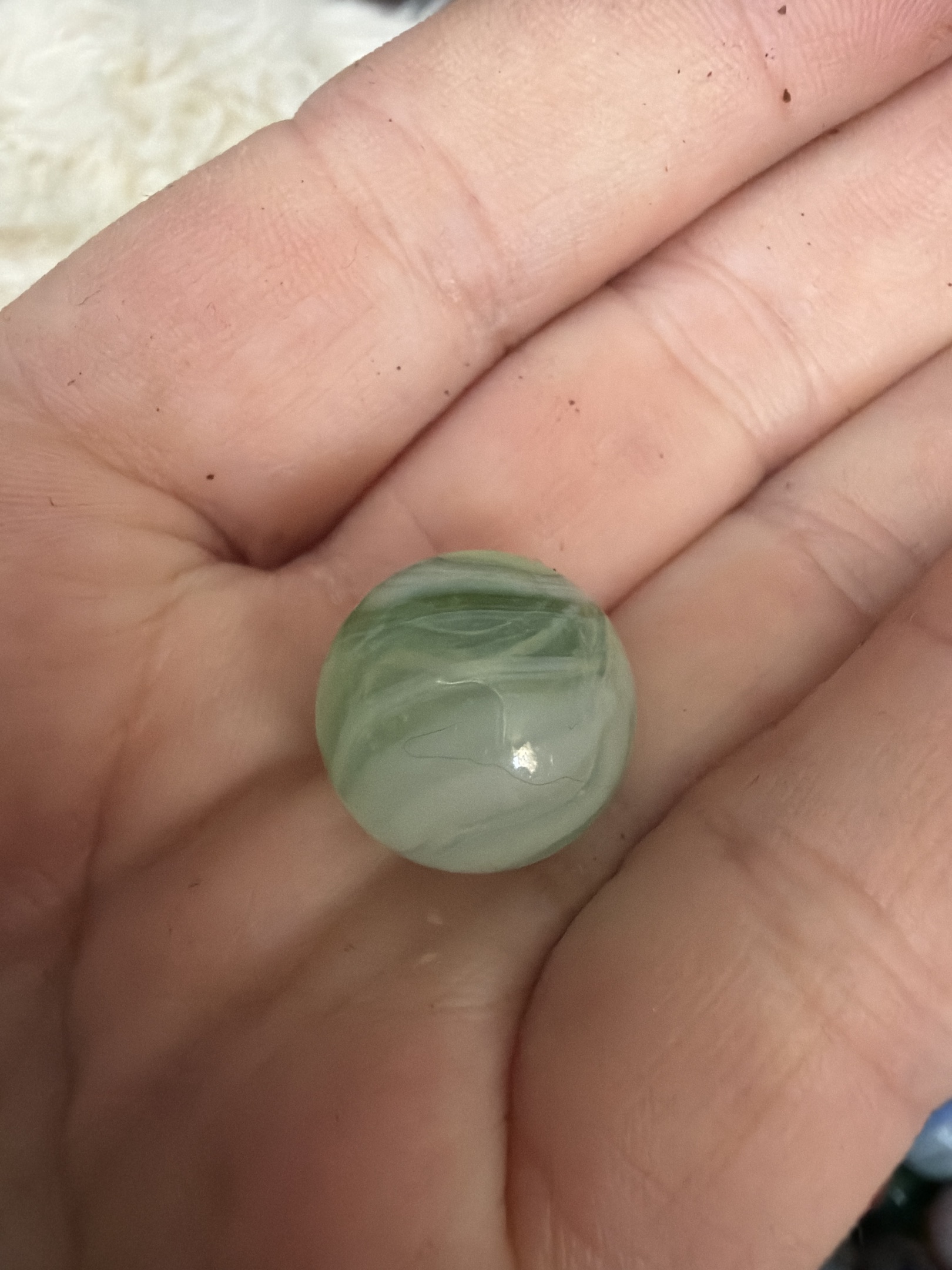 Green Swirl by Vitro Agate