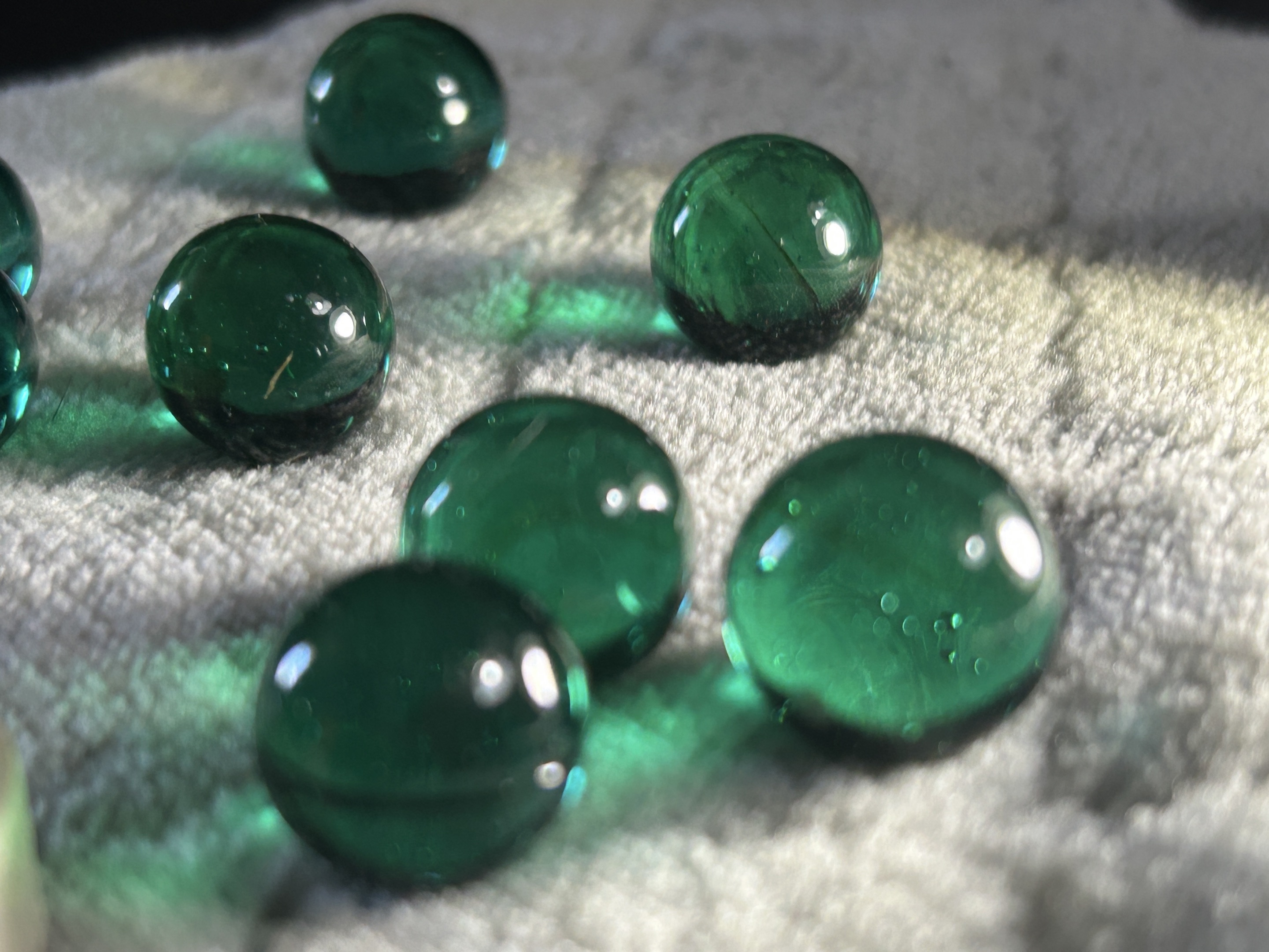 Green Clearie by Vitro Agate Company, identification view