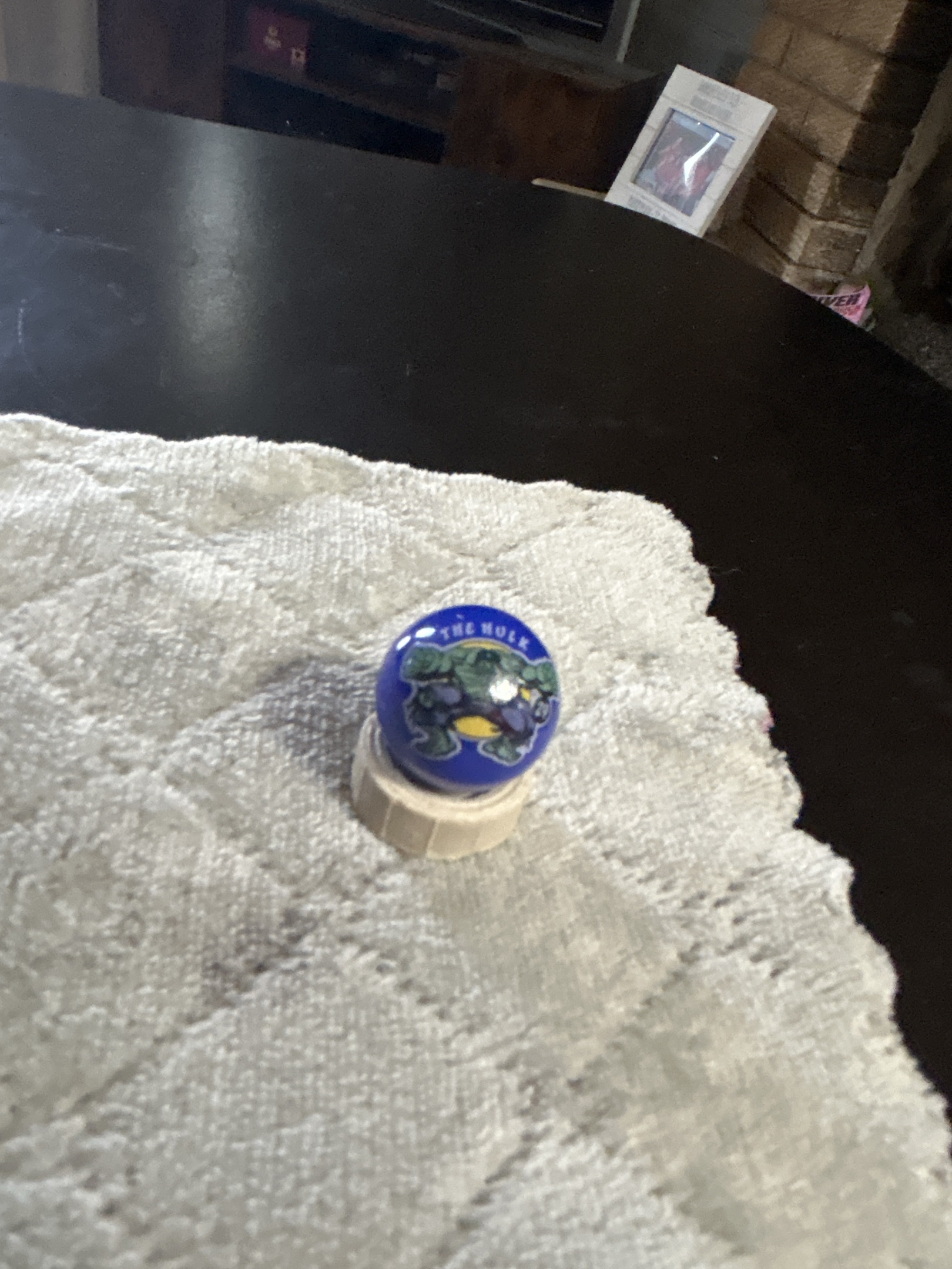 The Hulk (Blue Base) by Vacor de Mexico (Mega Marbles), identification view
