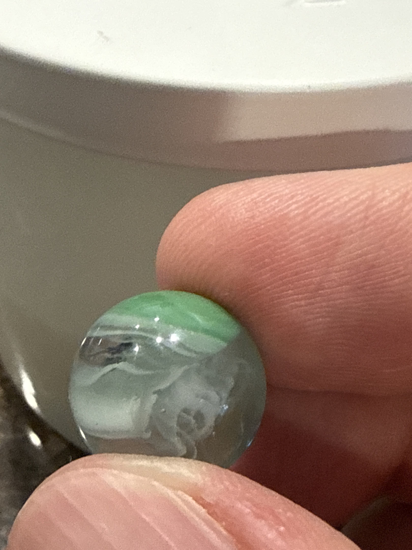 Hybrid Conqueror (Green/White) by Vitro Agate Company