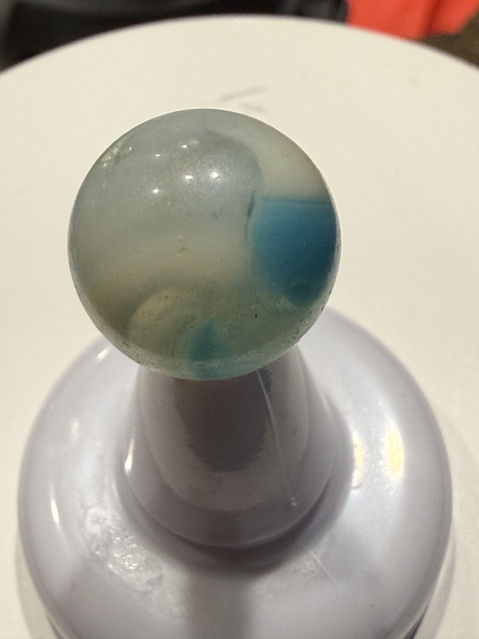 Turquoise and Olive Swirl by Vitro Agate Company