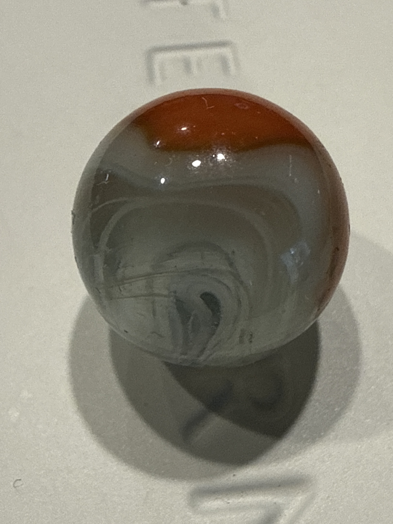 Orange Onyx by Akro Agate Company