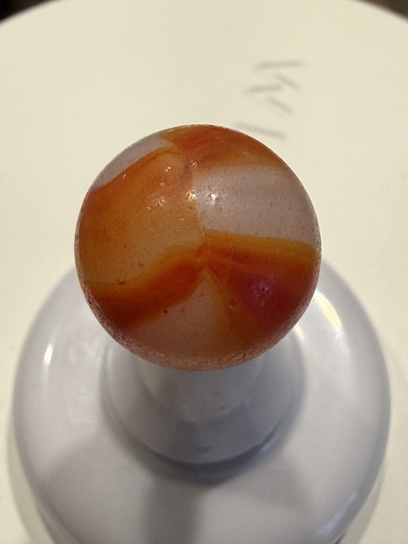 Red Popeye (Patch Variant) by Akro Agate Company