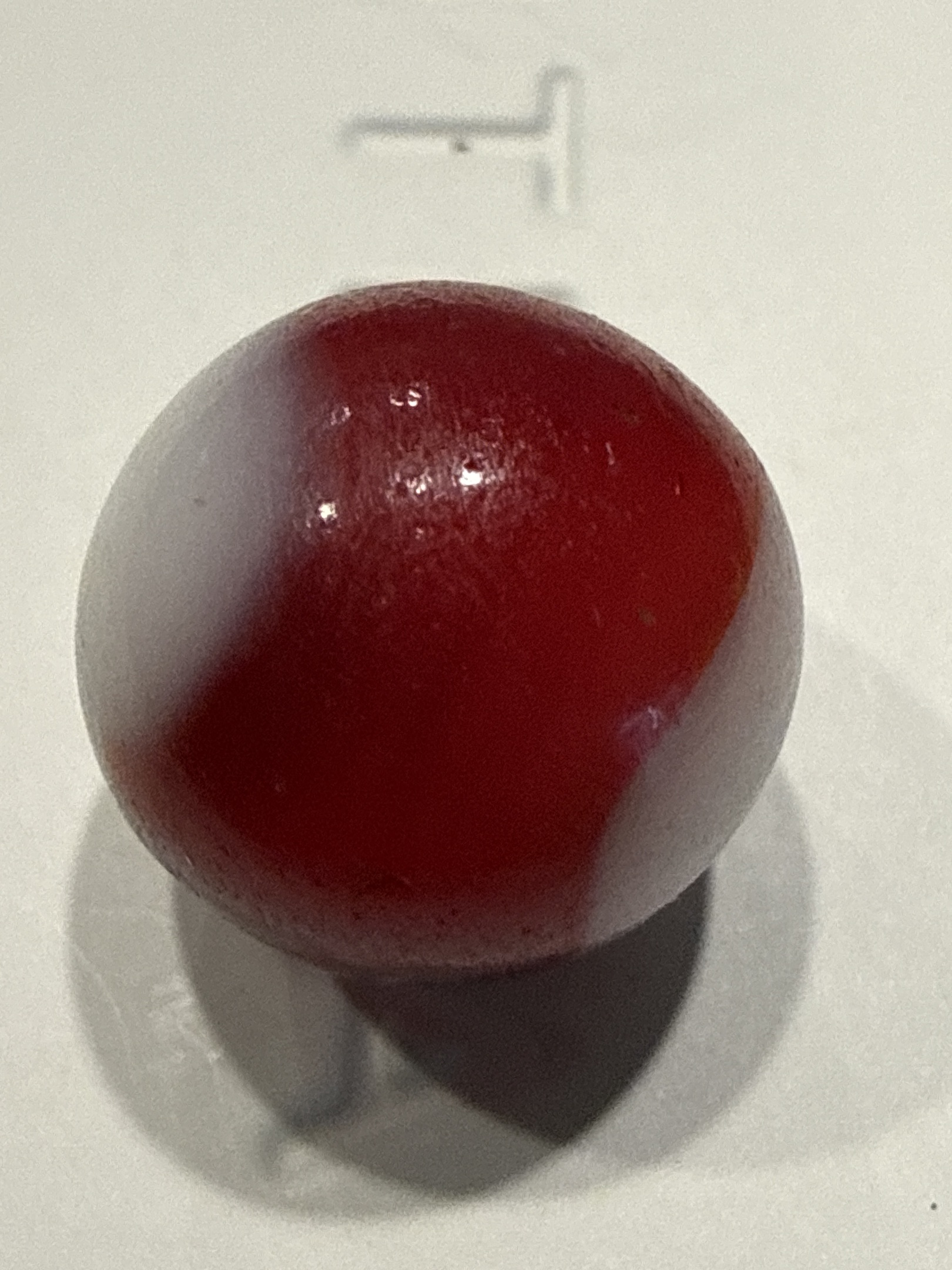 Red and White Patch by Akro Agate Company
