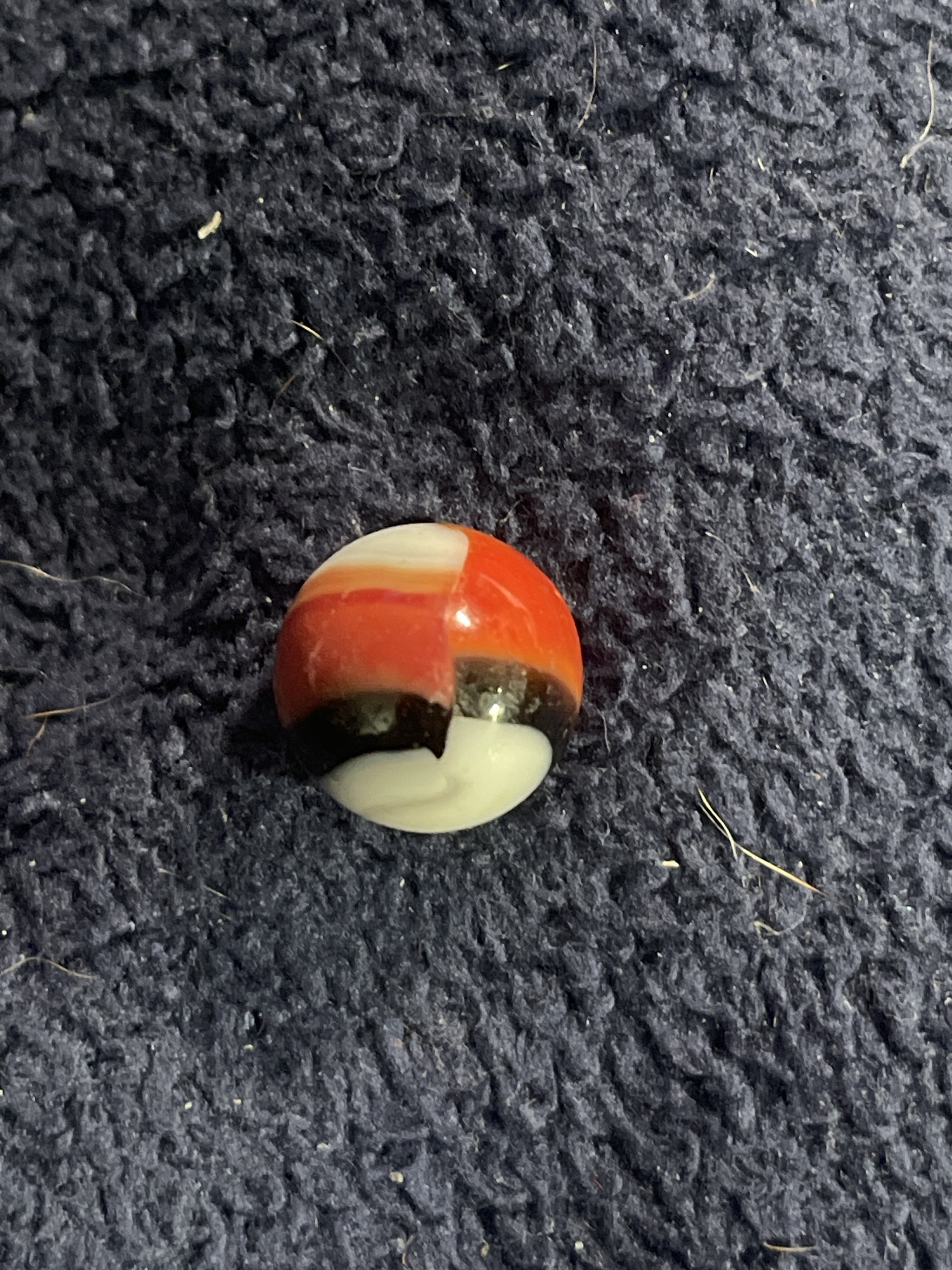 Red, White, and Black by Vitro Agate Company