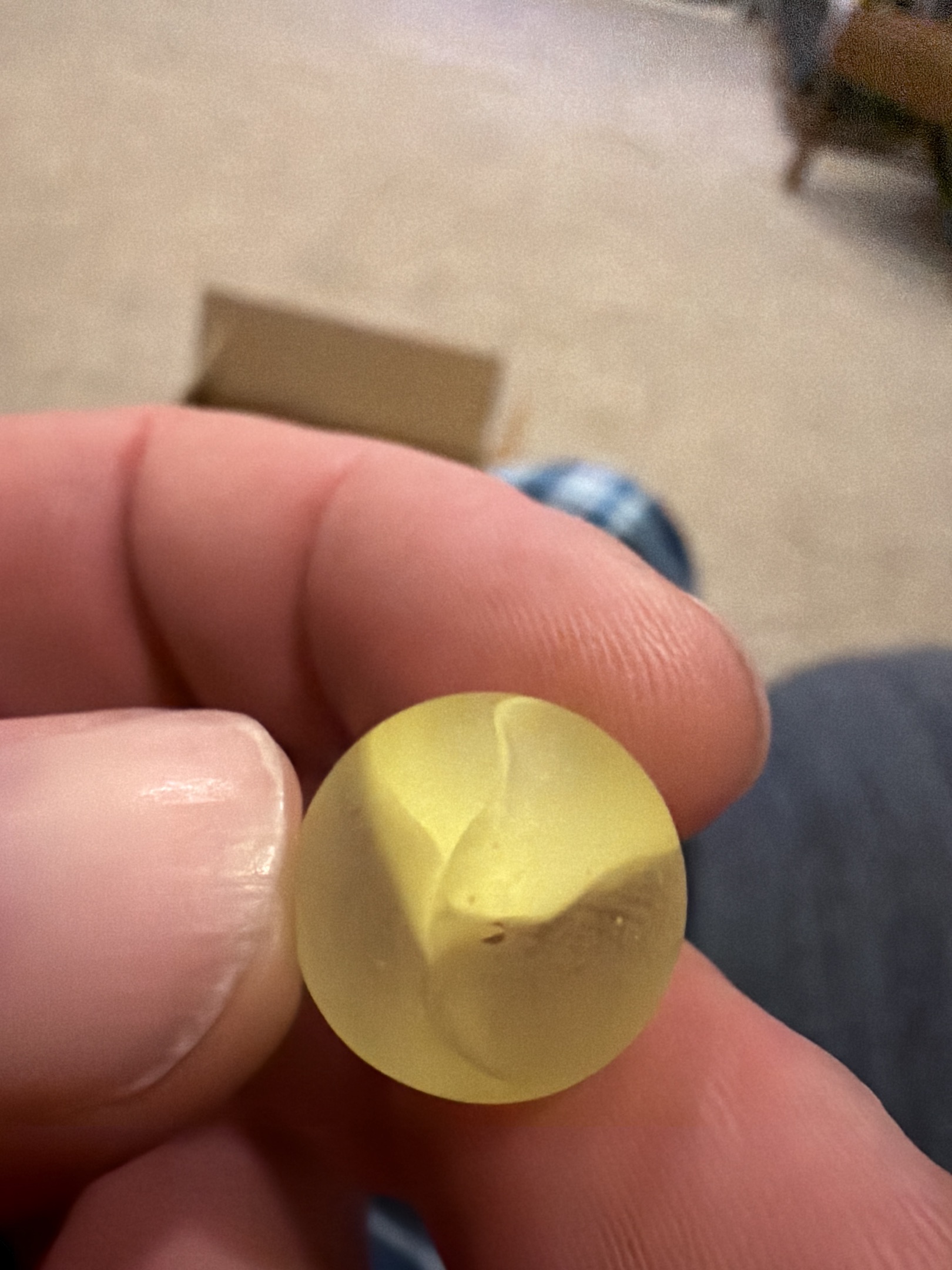 Satin Yellow by Vitro Agate Company