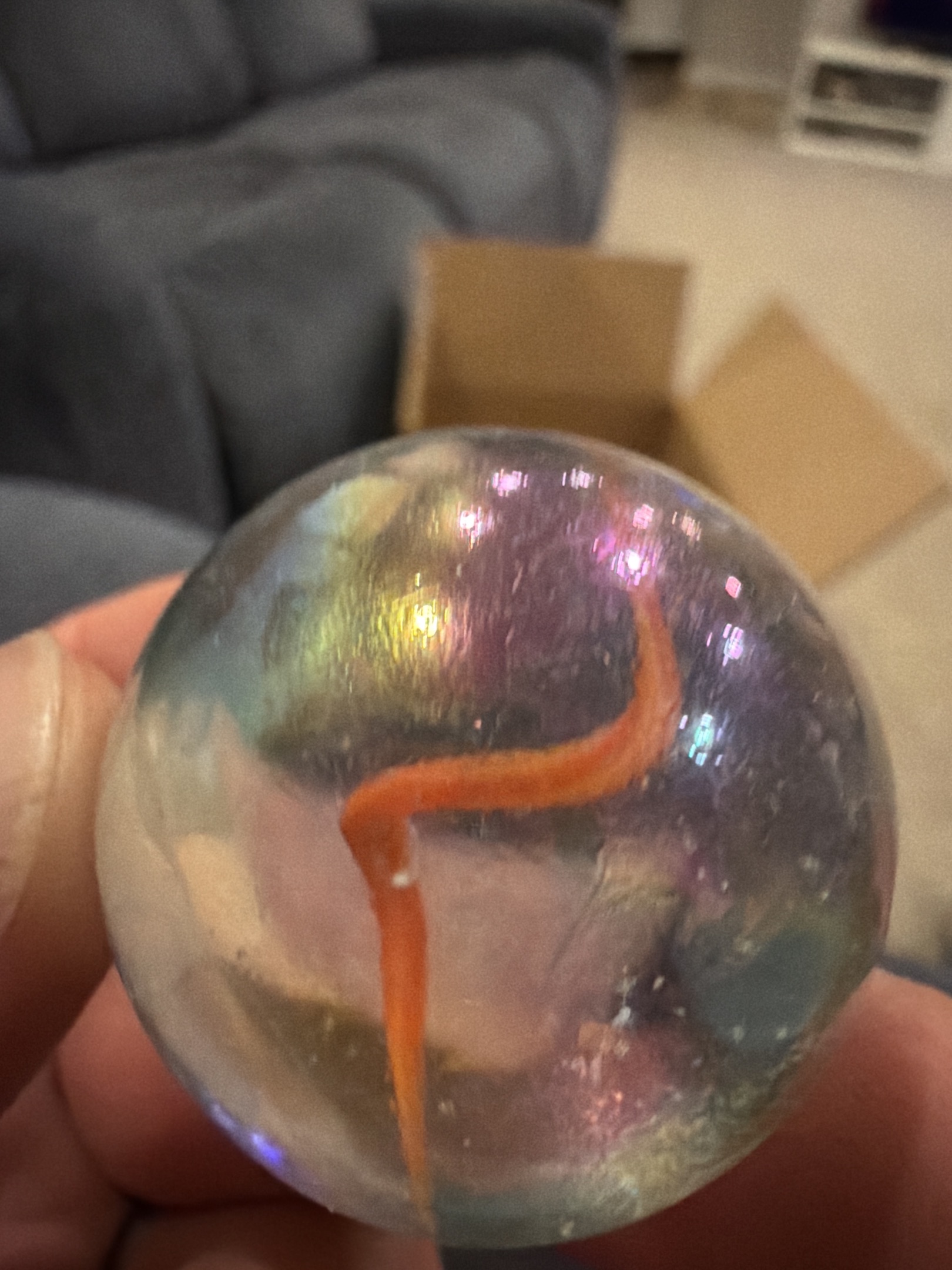 Sun (Iridescent / Lustre) by Vacor de Mexico (Mega Marbles)