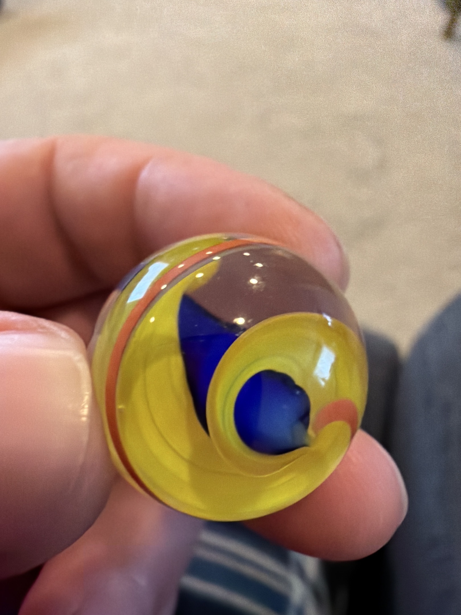 Tri-Color (Blue, Yellow, Orange) by Marble King