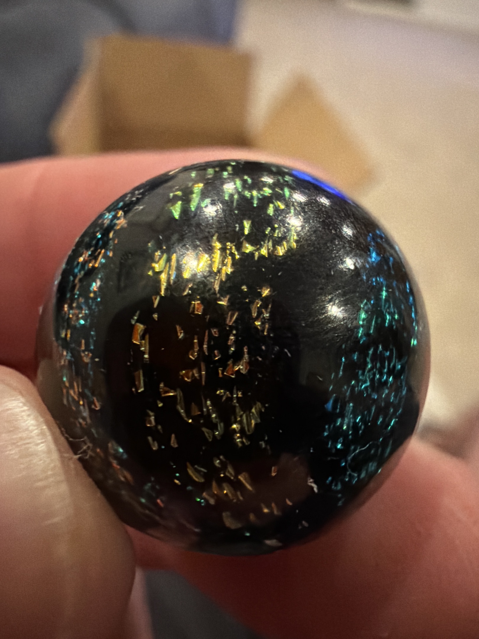 Crushed Dichroic Flake by Contemporary Glass Artist (Generic)