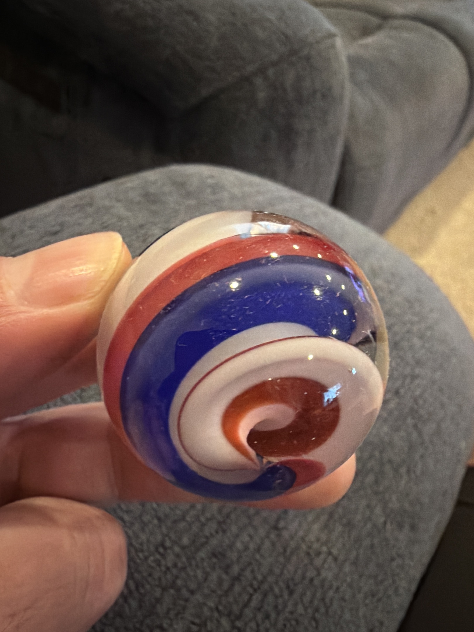 Patriot / Liberty Core Swirl by Contemporary Studio Artist