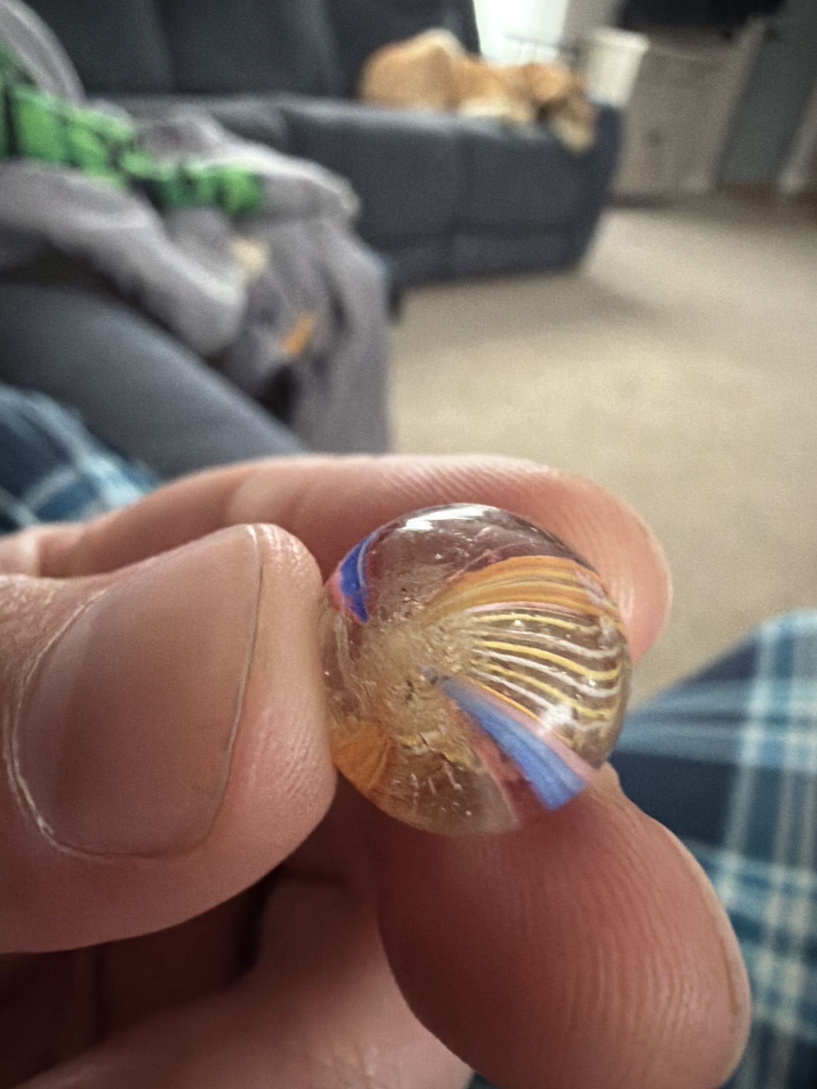Divided Ribbon Core Swirl by German (Handmade)