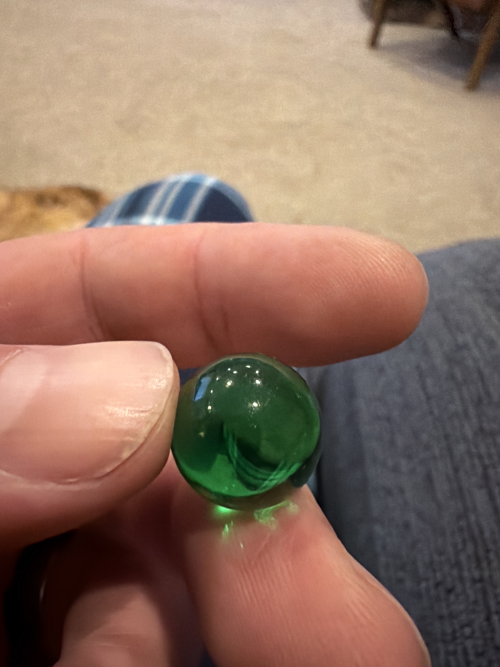 Single-Vane Green by Vitro Agate Company