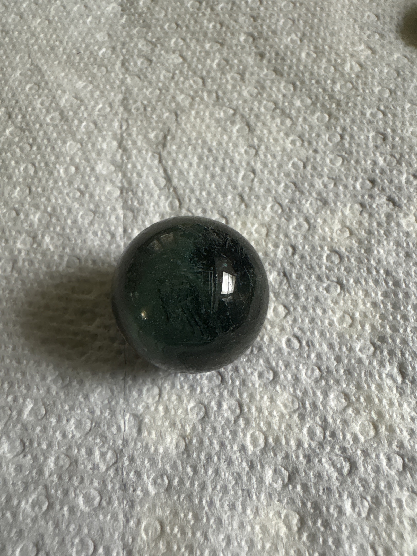 Green Slag by Akro Agate, identification view