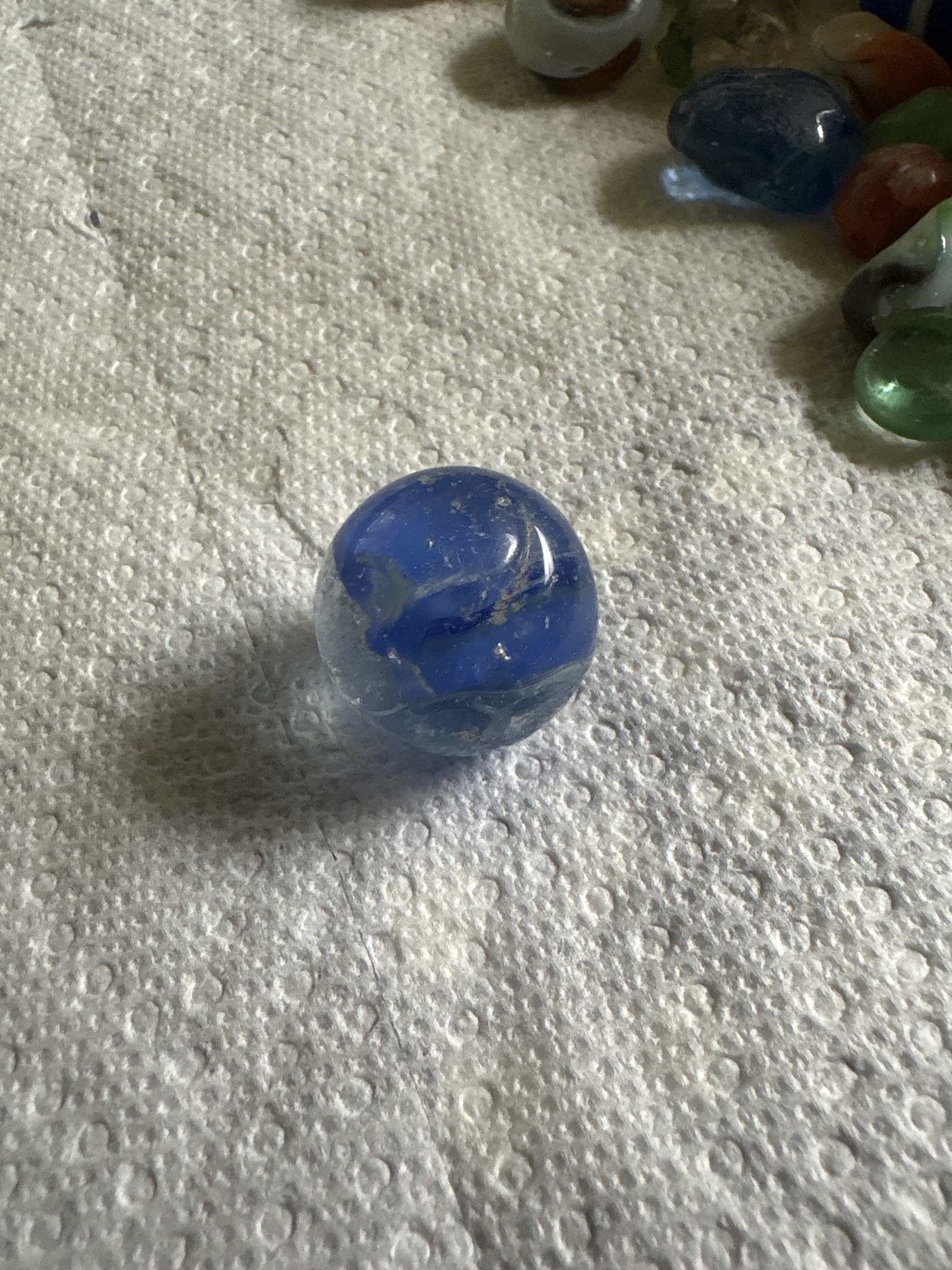 Blue Onyx by Akro Agate, identification view