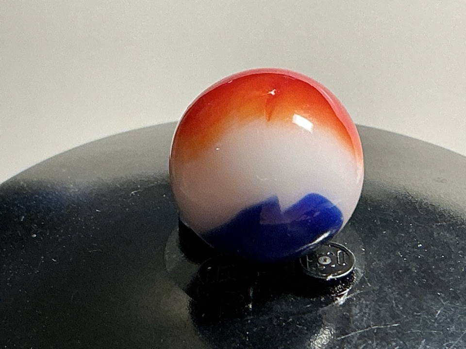 Liberty American Flag Special Tri-Color Patch by Akro Agate, identification view