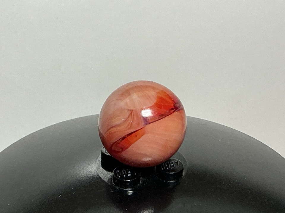 Carnelian Slag by Akro Agate, identification view