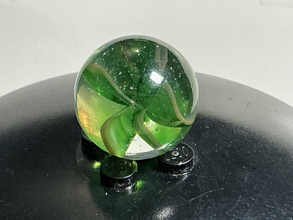 Green Ribbon Cat's Eye by Vitro Agate