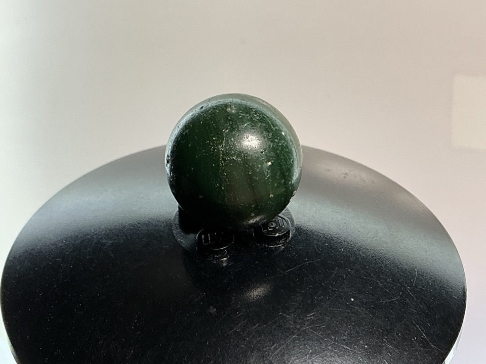 Green Opaque Moss by Akro Agate