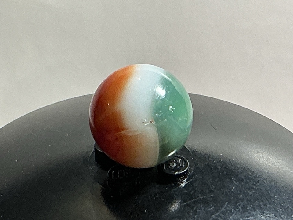 Conqueror (Tricolor Red/Green) by Vitro Agate Company
