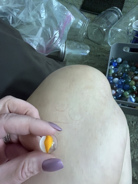 Yellow Banana Cat's Eye by Vitro Agate, identification view