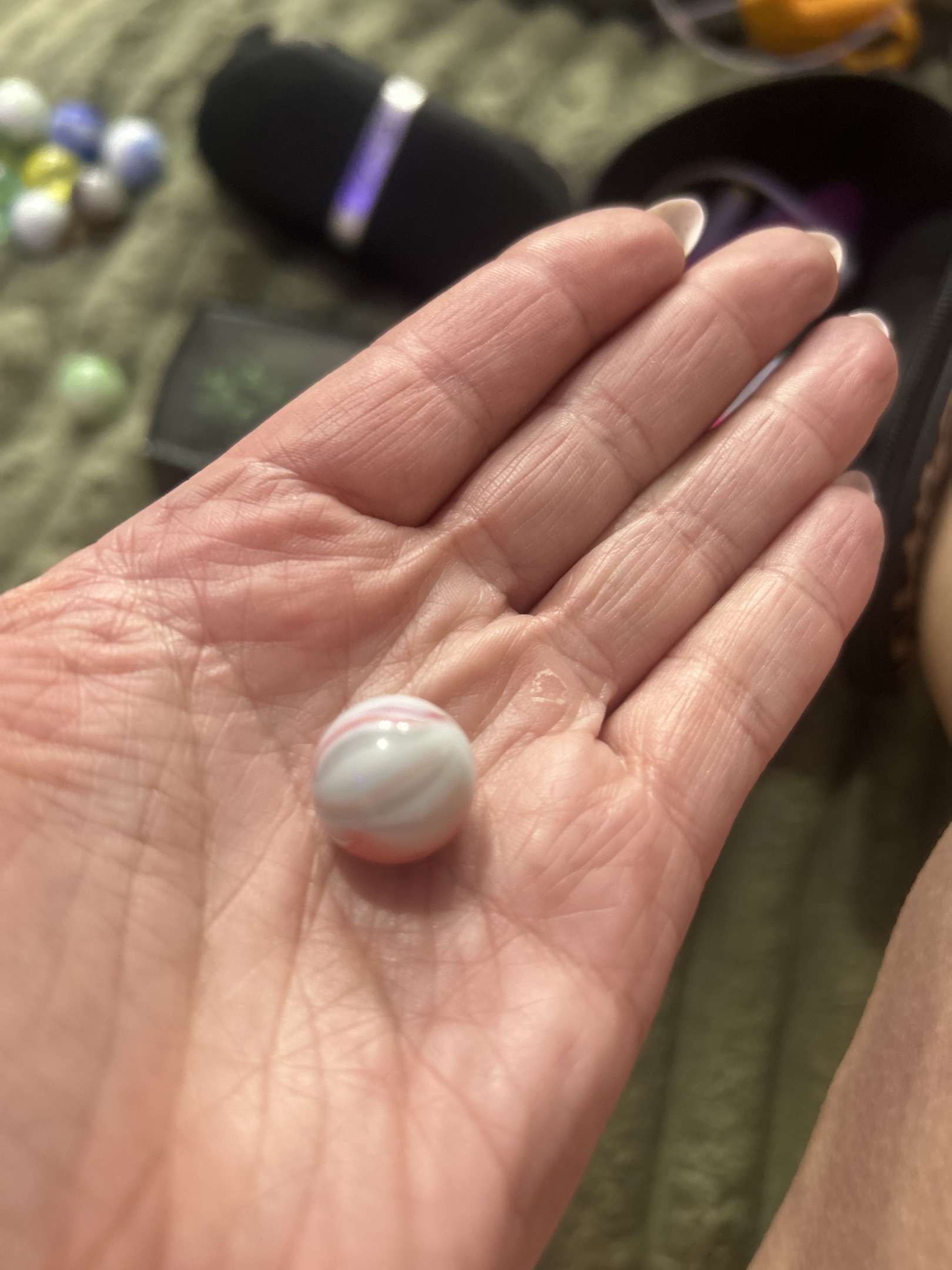 Pink and White Patch by Vitro Agate