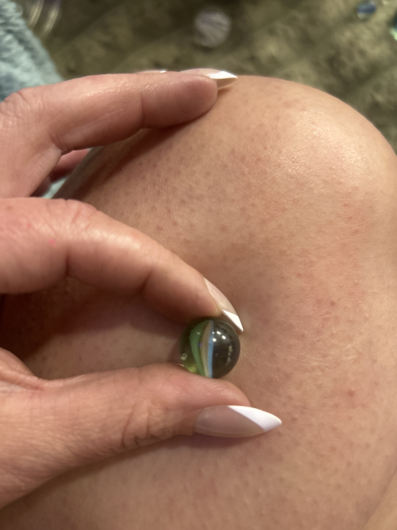 Green Parrot Tri-Vane Cat's Eye by Vitro Agate
