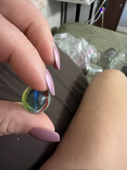 Rainbow Tri-Color Cat's Eye by Vitro Agate, identification view