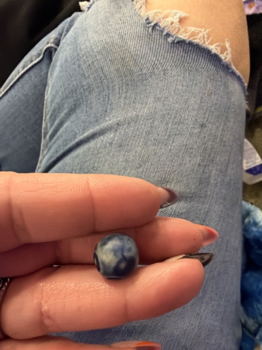 Blue Glazed Bennington by German Stoneware Factory, identification view